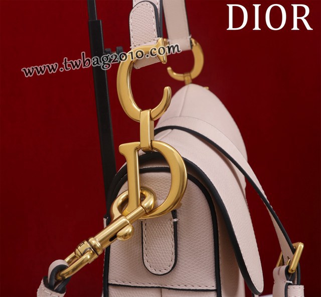 Dior专柜新款迪奥高仿原单长肩带大小号牛皮马鞍包手拎斜挎包 djfk1795
